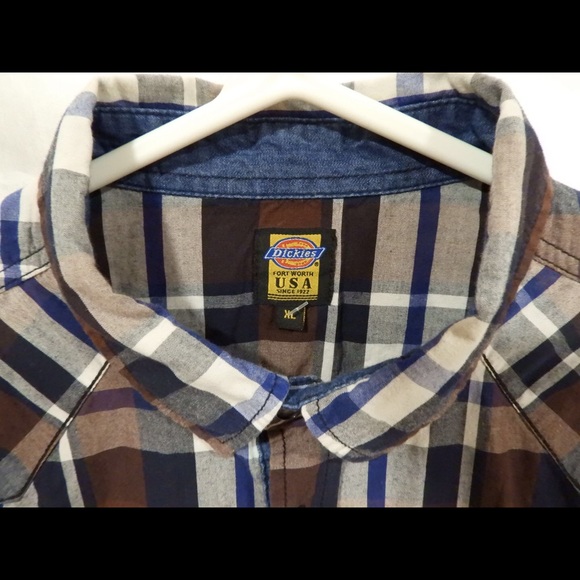 Dickies Usa T-shirt XL Brown , White , Black - Picture 3 of 7